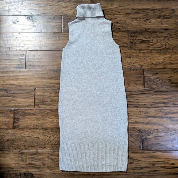 RW&CO turtleneck sweater dress sleeveless grey size XXS - Picture 15 of 16